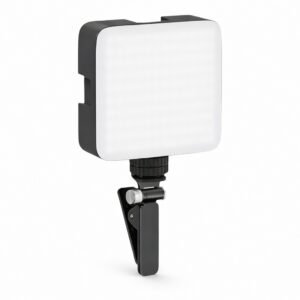 SM-100 RGB Selfie Light – Adjustable 3000–9000K | White/Warm/Natural + RGB Modes | 7W | Rechargble 2000mAh Battery | USB-C | Portable for Vlogging & Video